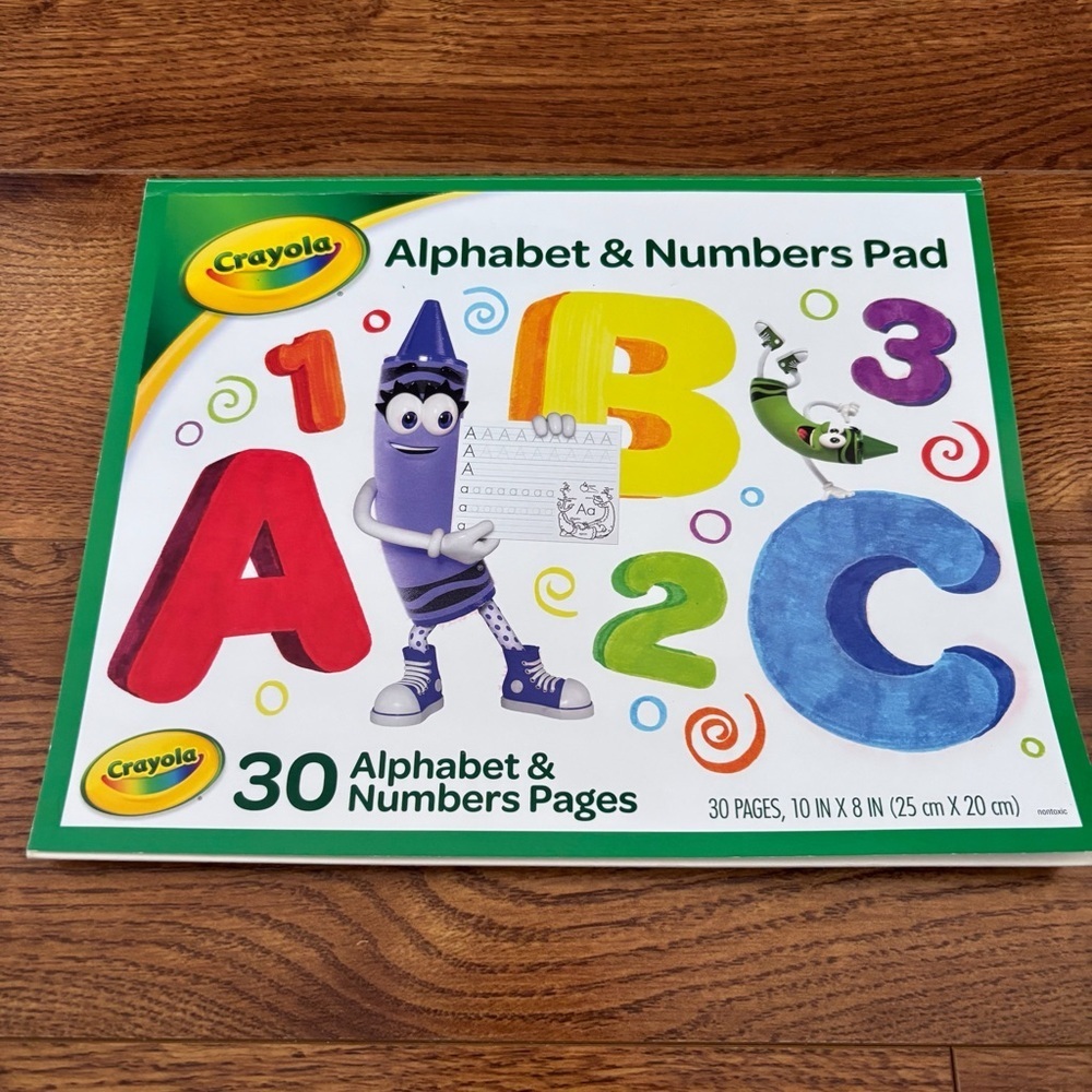 Crayola Alphabet & Numbers Writing Pad
